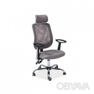 Крісло офісне Q-118 (сірий) постачається у розібраному вигляді. Запакований у за. . фото 1