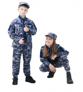 Дитячий камуфляж морська форма ARMY KIDS Код : 23-217Б
Морська форма дитяча ARMY. . фото 2