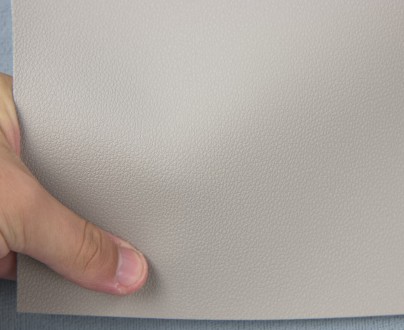 Автомобільний шкірозамінник, колір сірий теплий 5093-MT, на тканинній основі, ши. . фото 5