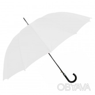 Парасоль-тростина Semi Line White - це стильний аксесуар, який захистить від дощ. . фото 1