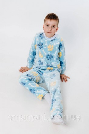  
Піжама дитяча тепла на хлопчика, зручний одяг для дому та сну зимовий
Розмір в. . фото 3