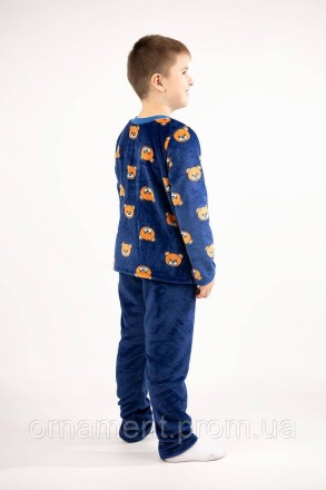 
Піжама дитяча тепла на хлопчика, зручний одяг для дому та сну зимовий
Розмір ві. . фото 5