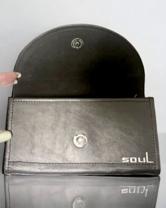 Шкіряний гаманець з ручним розписом, новий, якісний, гарний. 18 див на 10,5 див.. . фото 5