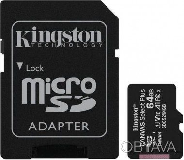 Canvas Select Plus microSD від Kingston сумісний з пристроями Android і має прод. . фото 1