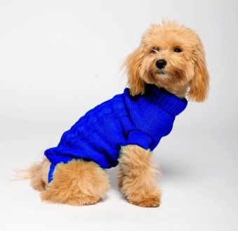 Вязаный свитер для собак Alfa «Премиум». Свитерок хорошо тянется, очень теплый, . . фото 9