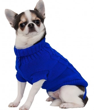 Вязаный свитер для собак Alfa «Премиум». Свитерок хорошо тянется, очень теплый, . . фото 2