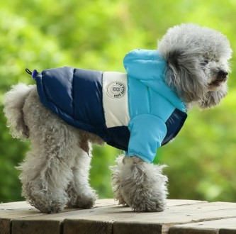Куртка для собак «Club». Стильная трехцветная куртка с современным дизайном, вну. . фото 4