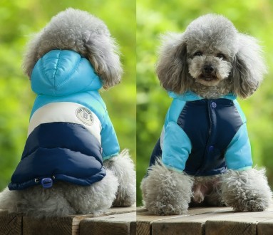 Куртка для собак «Club». Стильная трехцветная куртка с современным дизайном, вну. . фото 3
