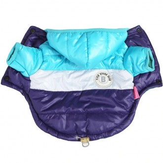 Куртка для собак «Club». Стильная трехцветная куртка с современным дизайном, вну. . фото 2