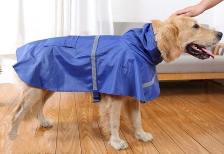 Непромокаемый дождевик для больших собак Alfa «Попона». Материал - непромокаемая. . фото 8