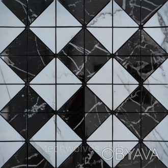 Плитка з ПЕТ (поліетилентерефталату) часто використовується для створення мозаїч. . фото 1