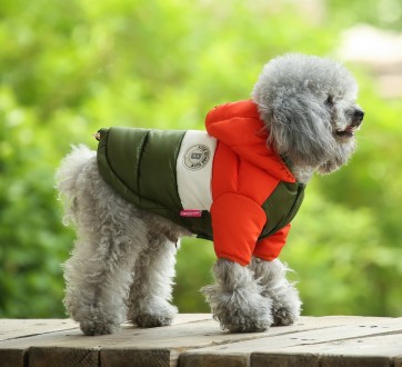 Куртка для собак «Club». Стильная трехцветная куртка с современным дизайном, вну. . фото 8