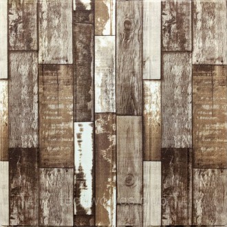 Самоклеюча декоративна 3D панель коричневе дерево 700x700x5мм (049)
3D панелі са. . фото 2