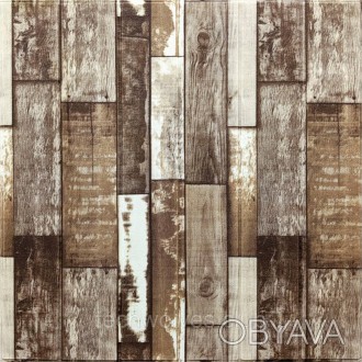 Самоклеюча декоративна 3D панель коричневе дерево 700x700x5мм (049)
3D панелі са. . фото 1