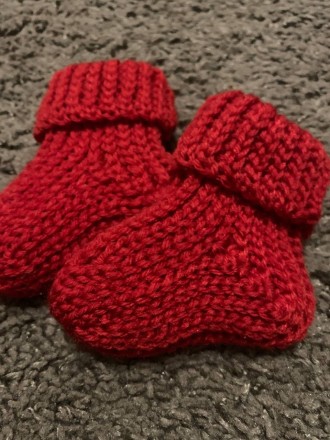 Теплі дитячі шкарпетки для немовлят віком від народження до трьох місяців (8 См). . фото 7