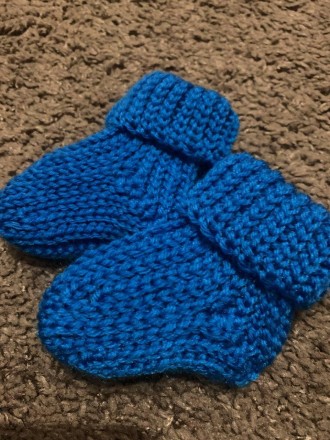 Теплі дитячі шкарпетки для немовлят віком від народження до трьох місяців (8 См). . фото 6