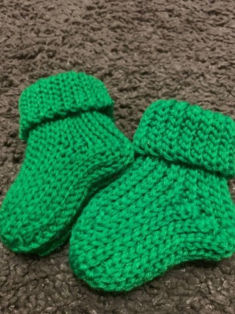 Теплі дитячі шкарпетки для немовлят віком від народження до трьох місяців (8 См). . фото 9