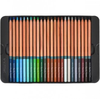 Набір кольорових художніх водорозчинних олівців "Renoir Fine Art Aqua" в металев. . фото 5