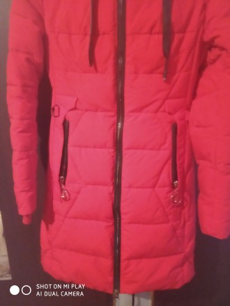 Продам жіночі зимову куртку,в ідеальному стані, червоного кольору,дуже практична. . фото 5