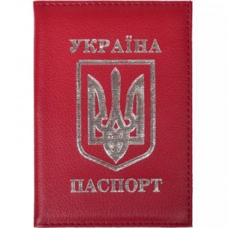Обкладинка для паспорта громадянина України. Виготовлена з якісного шкірі-замінн. . фото 3