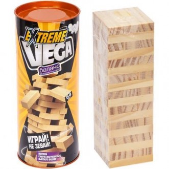 У грі Vega збирається вежа з дерев'яних брусків. Бруски викладаються горизонталь. . фото 3