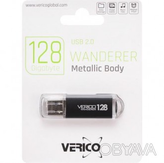 Флешка Verico USB 128Gb Wanderer Black. . фото 1