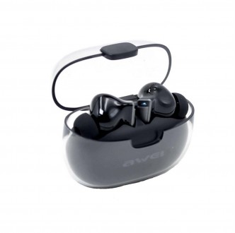 Бездротові вакуумні Bluetooth навушники в кейсі Awei T52 TWS - це сумірна, стиль. . фото 4