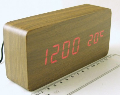 
Настольные электронные часы VST-862-4 температура (USB ААА) 
Оригинальные часы . . фото 4