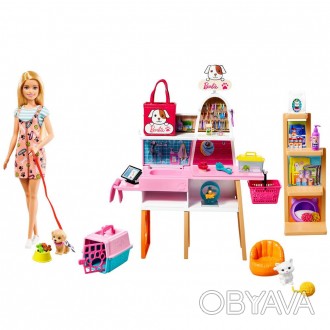 Ігровий набір "Все для домашніх улюбленців" Barbie. . фото 1