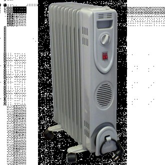 GRUNHELM GR-0920 - напольный масляный обогреватель, нагревательным элементом для. . фото 2