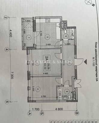 Квартира у ЖК Нивки-Парк, 2к , 64.5 кв.м, Пропонується квартира у введеному в ек. . фото 3