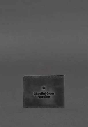 Шкіряна обкладинка на посвідчення учасника бойових дій від бренду БланкНот спеці. . фото 4
