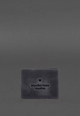 Шкіряна обкладинка на посвідчення учасника бойових дій від бренду БланкНот спеці. . фото 5