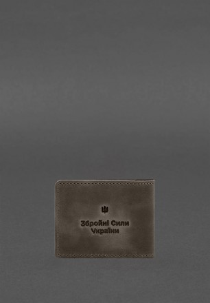 Шкіряна обкладинка на посвідчення учасника бойових дій від бренду БланкНот спеці. . фото 4