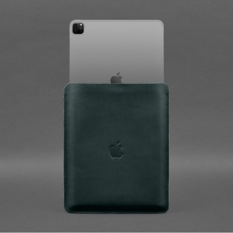Чорний шкіряний чохол-футляр для iPad Pro 12,9 дюйма створений з преміальної нат. . фото 6