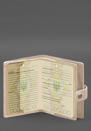 Шкіряна обкладинка-портмоне на військовий квиток офіцера запасу від бренду Бланк. . фото 5