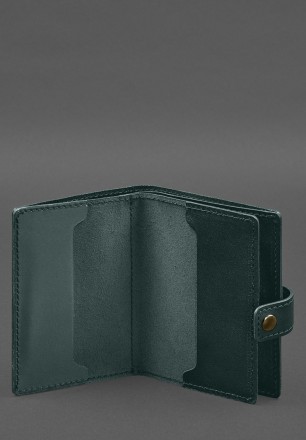 Шкіряна обкладинка-портмоне на військовий квиток офіцера запасу від бренду Бланк. . фото 3