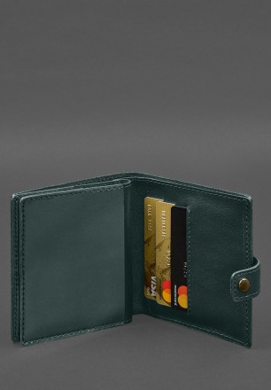 Шкіряна обкладинка-портмоне на військовий квиток офіцера запасу від бренду Бланк. . фото 7