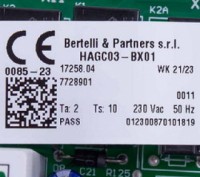 
	Плата керування HAGC03-BX01 для газового конденсаційного котла Baxi Duo-Tec Co. . фото 3
