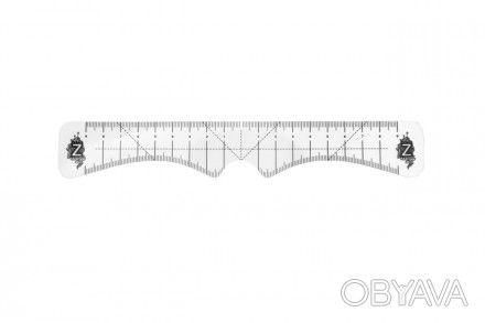 Прозрачная прямая линейка для бровей с разметкой упрощает и ускоряет процесс мод. . фото 1