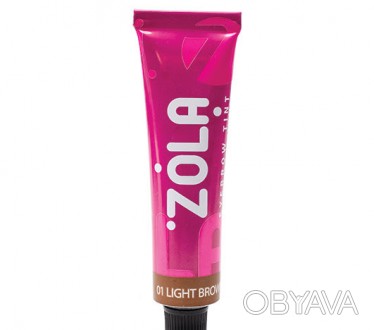 UA Фарба для брів «ZOLA» 
01 light brown
Спосіб застосування: змішайте фарбу з о. . фото 1