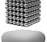 Неокуб ( Neocube) — Це куб, який складається з 216 сильно намагнічених кульок зі. . фото 8