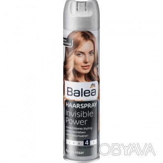 
Лак для волосся Balea Invisible забезпечує міцне утримання, не залишаючи слідів. . фото 1