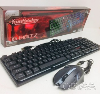 Ігрова клавіатура з підсвічуванням Atlanfa 
Ігрова клавіатура з підсвічуванням —. . фото 1