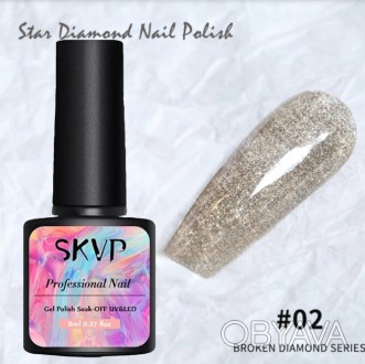 Светоотражающий гель-лак SKVP Diamond