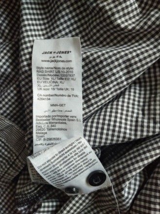 Качественная плотная мужская рубашка премиум, р.ХЛ, Jack & Jones .
Ткань в . . фото 7