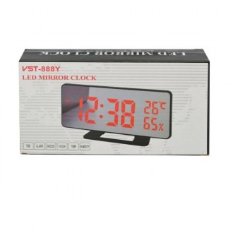 
Настінний годинник VST 888Y електронний
Електронний годинник з цікавим дзеркаль. . фото 5