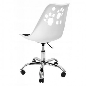 Стильное небольшое офисное кресло стул со спинкой на колесах Bonro B- 881
Функци. . фото 5