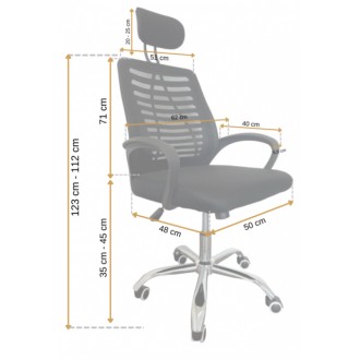 Крісло офісне Bonro B-6200 — максимальний комфорт без надмірної розкоші
Функціон. . фото 8