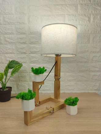 Эксклюзивная настольная лампа в стиле минимализм или лофт. Имеет нестандартный в. . фото 5